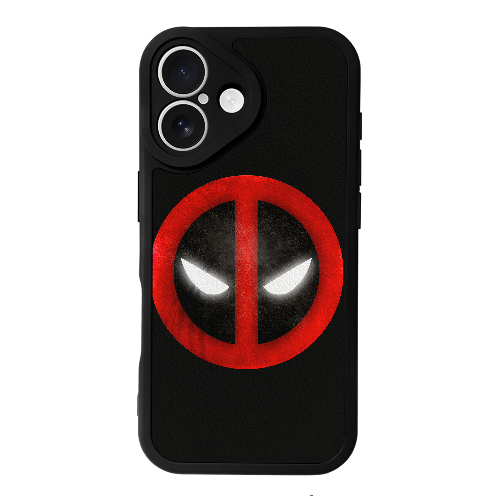 （画像用） Deadpool デッドプール 【iPhone 16シリーズ対応】シリコンスマホケース（レザー調） 材質：シリコン